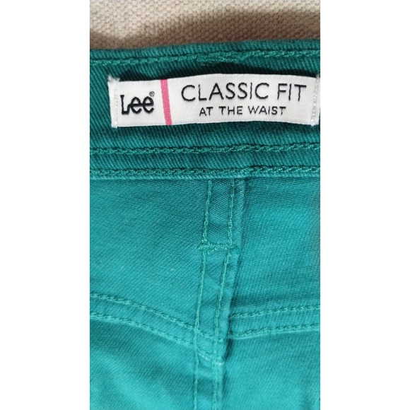 Lee Jeans Womens 18 Green Classic Fit At The Waist - Picture 4 of 11